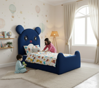 CuddleFriend™ Teddy Bear Luxury Velvet Bed – Where Comfort Meets Play