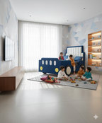 DreamRider™ Luxury Velvet Sports Car Bed – The Ultimate Sleep Experience for Kids