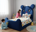 CuddleFriend™ Teddy Bear Luxury Velvet Bed – Where Comfort Meets Play
